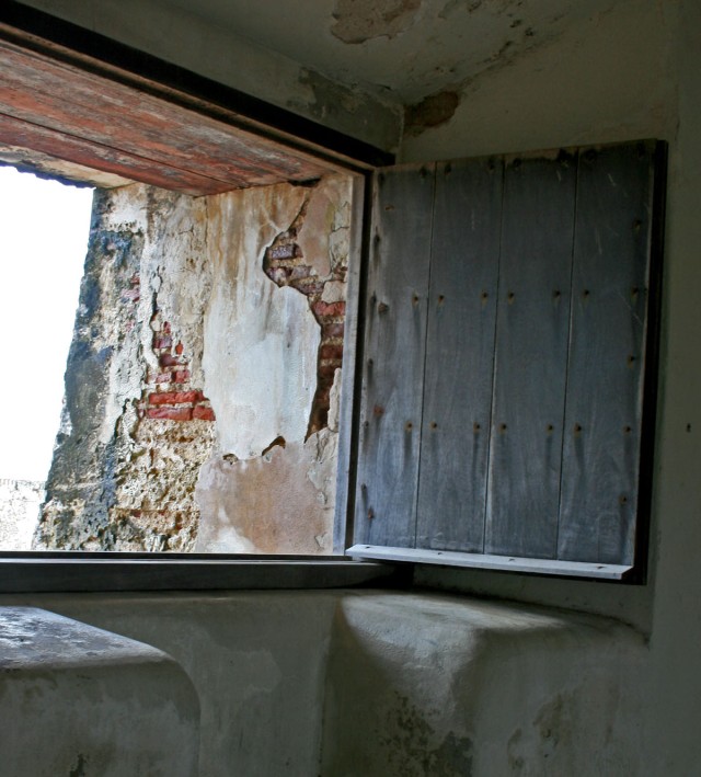 Old fort window, Puerto Rico