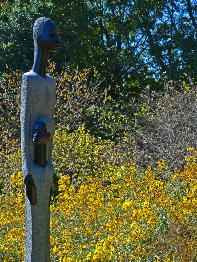 Mother and Child sculpture at Daniel Stowe Botanical Gardens, Charlotte, NC