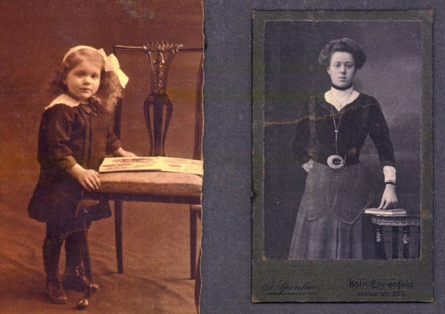 My grandmother as a child and my great-grandmother